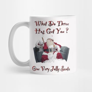 Fasbytes Xmas, Merry Christmas Santa Claus Naught Joke Mug